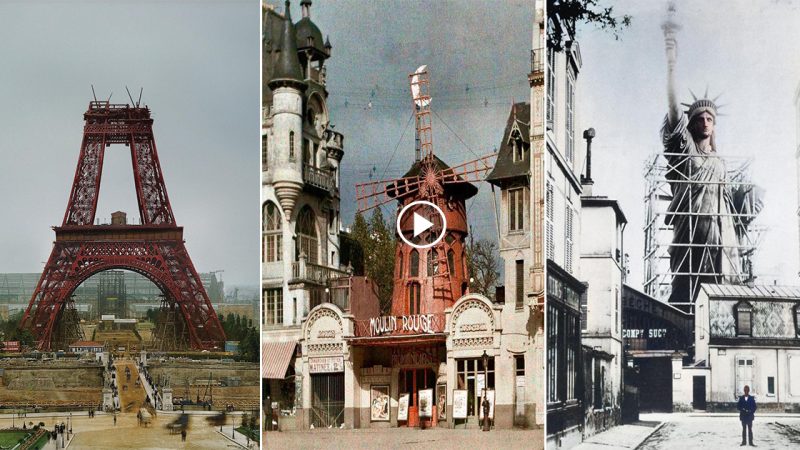 Paris in 1880-1900’s. These fabulous photos are the testimony of the past